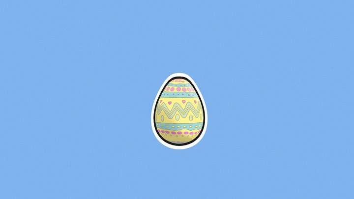 Easter Egg 3D Model