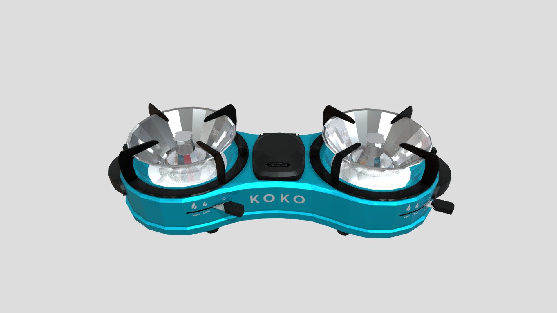 koko cooker lowpoly flat 3D model by nyawallow [fba45d1] Sketchfab