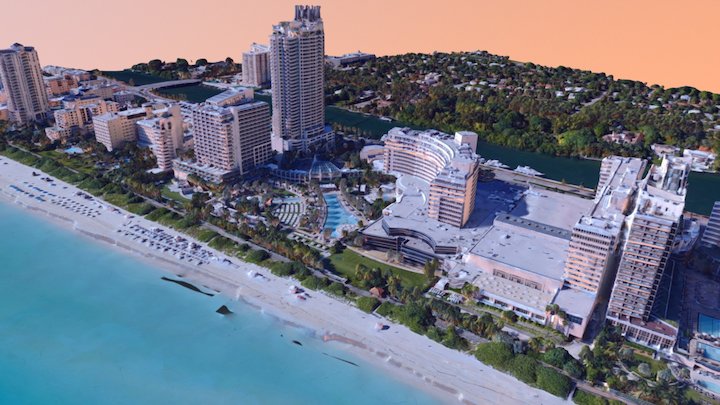 Fontainebleau Miami 3D Model