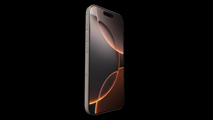 iPhone 16 Pro Desert Titanium 3D Model