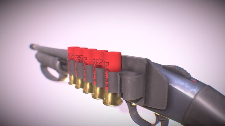 Mossberg 500 3D Model