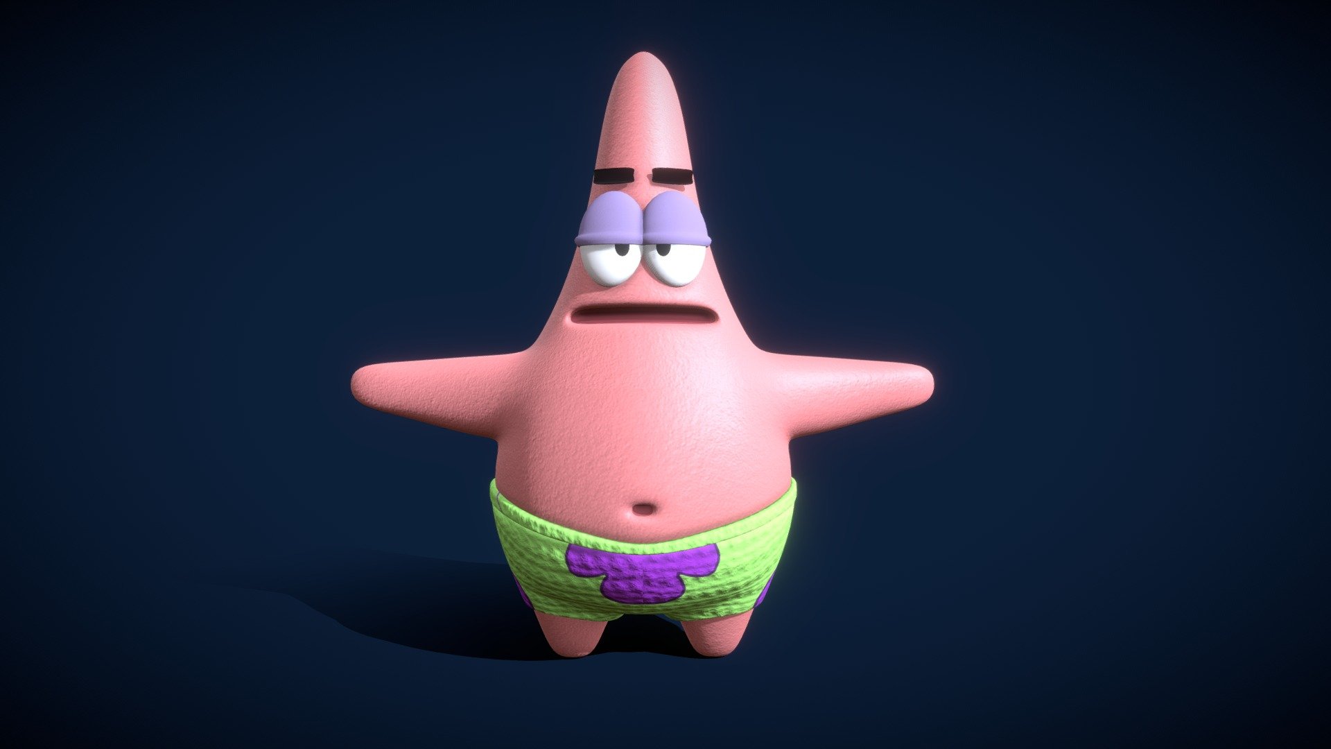 Patrick Star (SpongeBob) - 3D model by murdasep [fba66eb] - Sketchfab