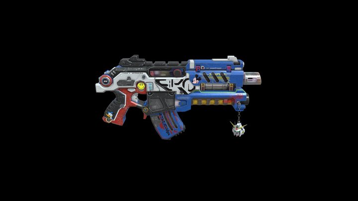 玩具枪 3D Model