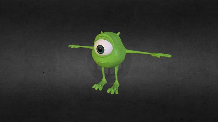 Mike Wazowski 3D Model