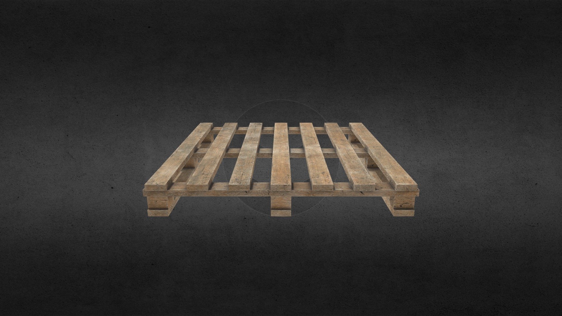 Wooden palette (Game ready)