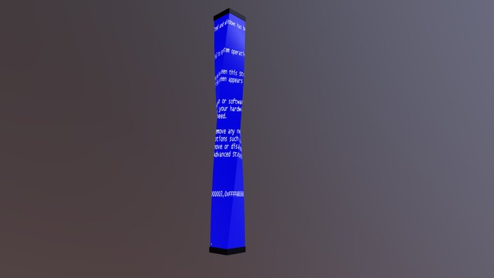BSOD Pillar 3D Model