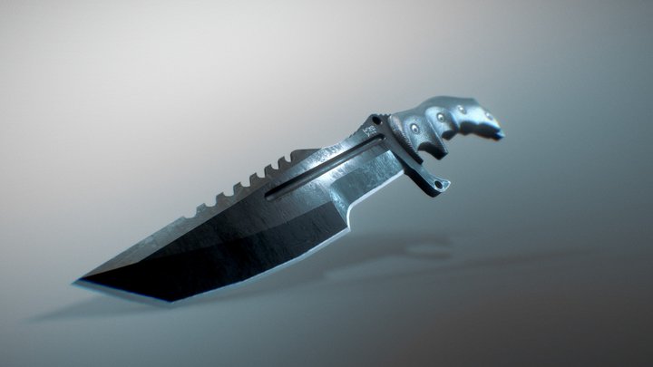 MTX8054 Knife 3D Model