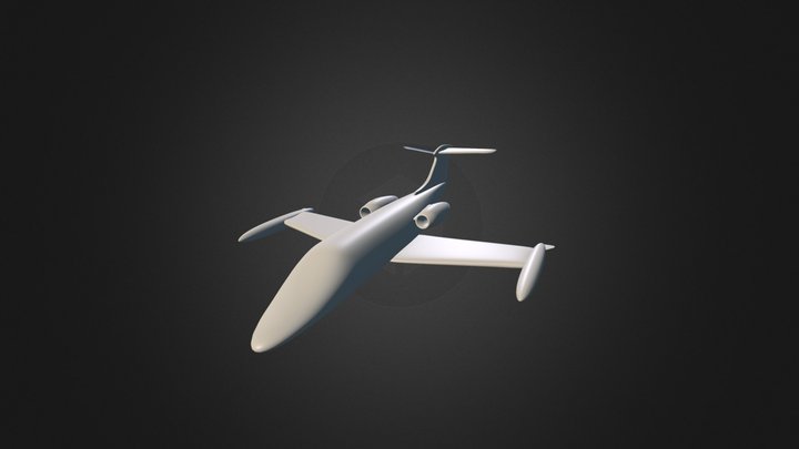 Learjet 23 3D Model