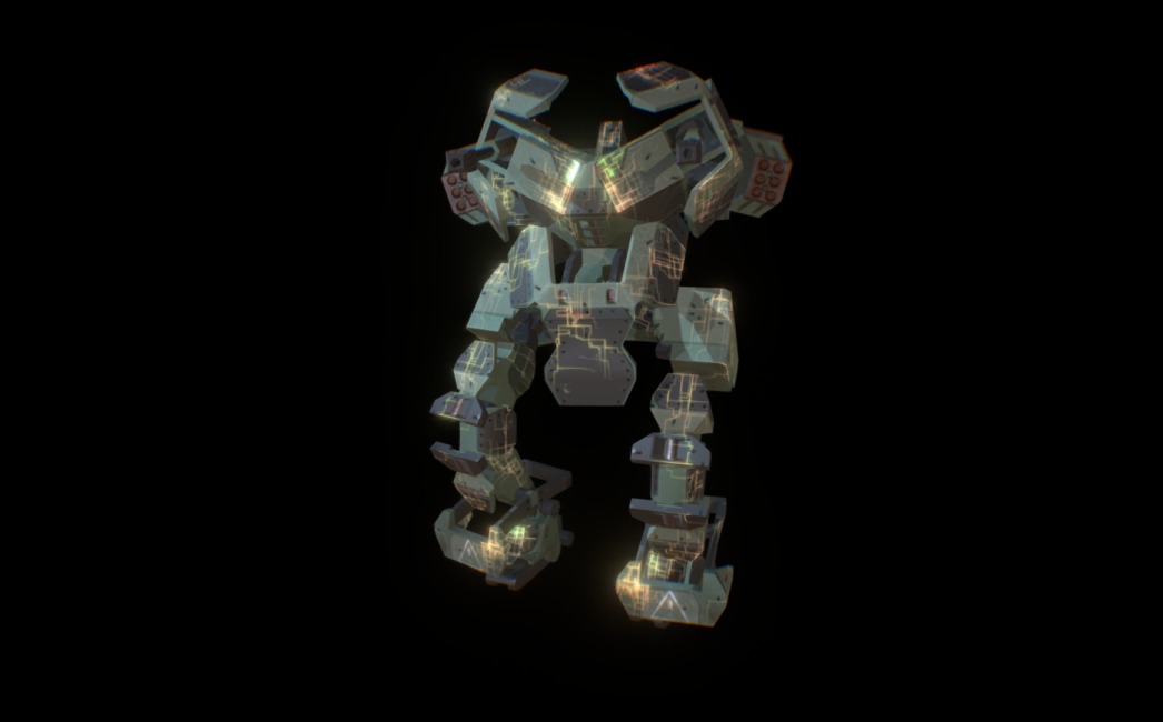 Military droid - 3D model by Cinos [fbabe06] - Sketchfab