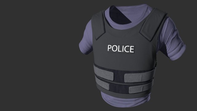 SHIRT AND KEVLAR 01 3D Model