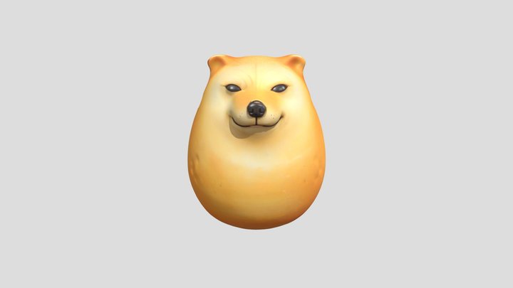 Shiba Egg 3D Model