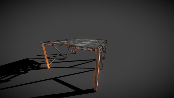 Science Fiction Storage (multiplyable) 3D Model