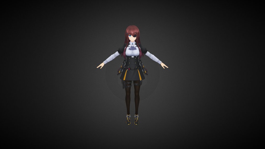 Armoured Maiden 3D Preview for Gmod