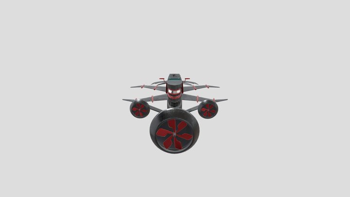StingRay Ski Textured Model 3D Model