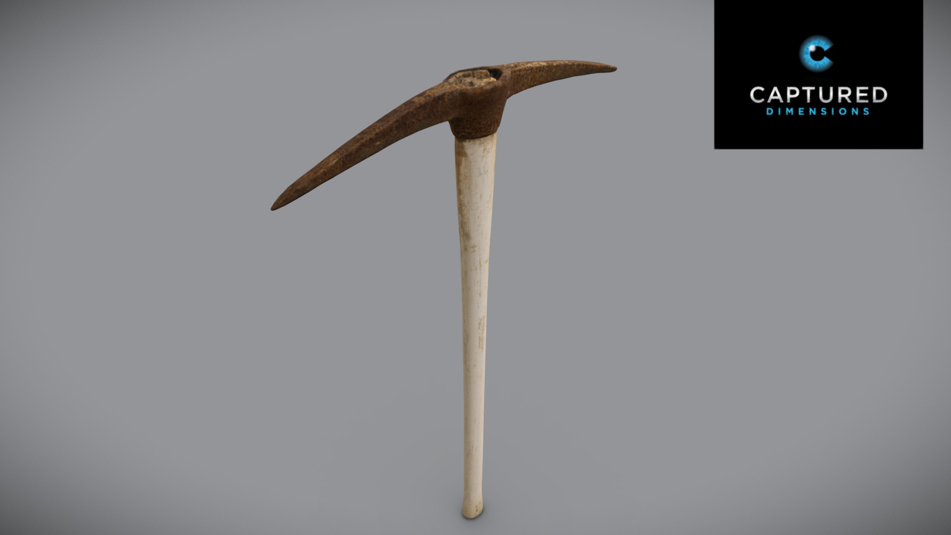 3D model Rustic Long Handled Pickaxe - This is a 3D model of the Rustic Long Handled Pickaxe. The 3D model is about a bird with a long beak.