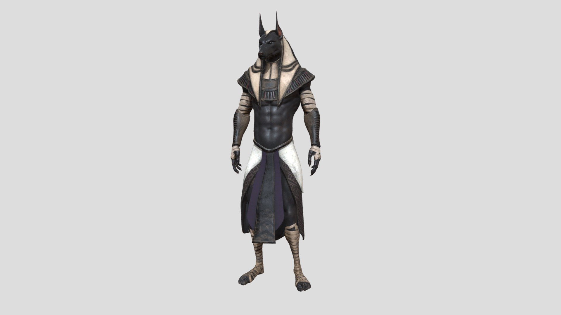 Anubis - Buy Royalty Free 3D model by luxe3dworld [fbb2b82] - Sketchfab ...
