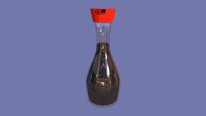 soy sauce 3D Model