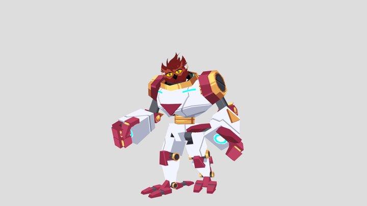 Owl-Mech 3D Model