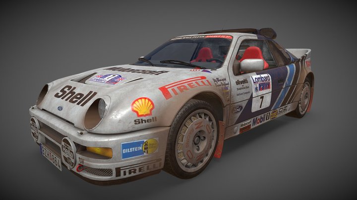 Ford RS200 3D Model