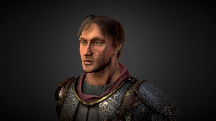 Galahad the Adventurer - Organic Modelling AS2 3D Model