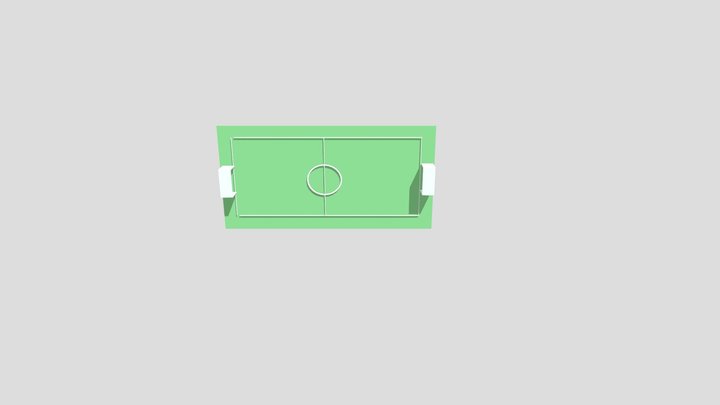 Soccer Field VR (1) 3D Model