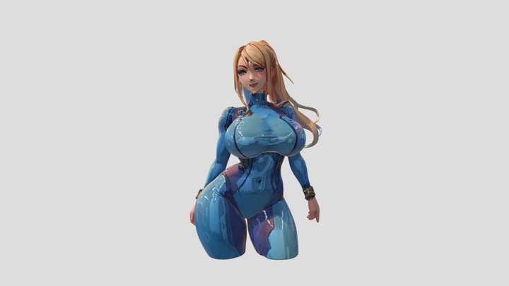 Zero Suit Samus 3D Model