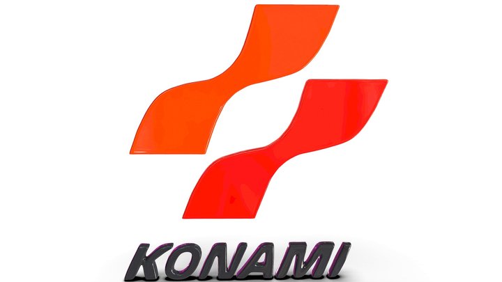 Konami Logo 3D Model