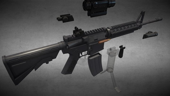 Colt C8 3D Model