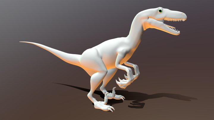 Deinonychus- Dinosaur 3D Model