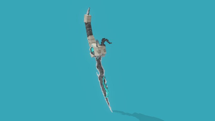Skull Soul Dagger 3D Model