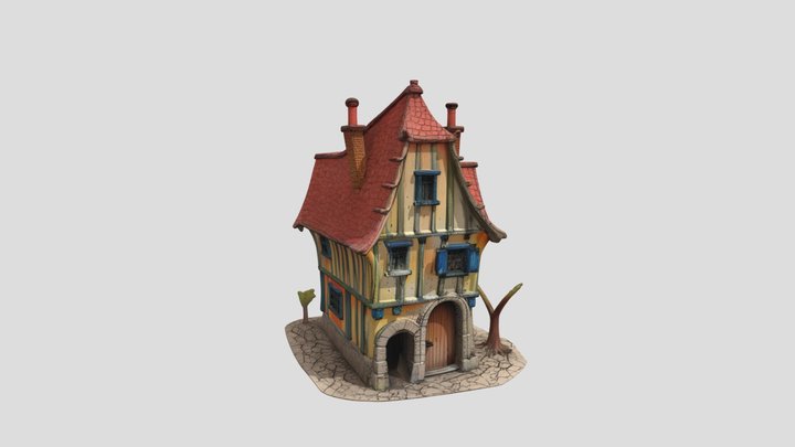 Timber Lodge – Free 3D Model STL