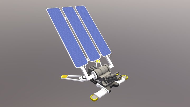 Simple Solar Station 2 3D Model