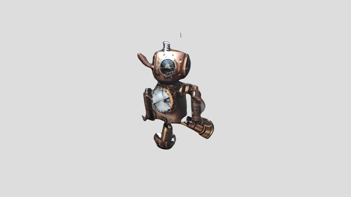 Leon, the robot 3D Model
