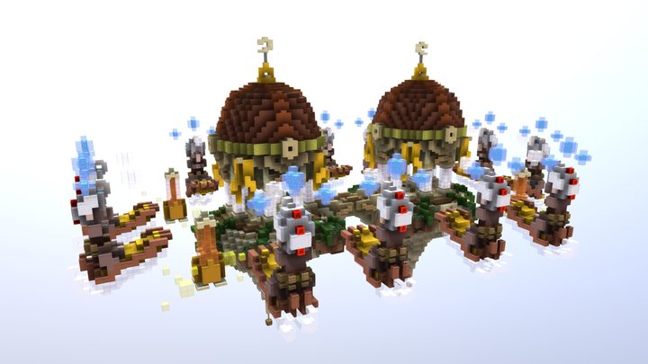 MoonTowers - SkyWars 3D Model