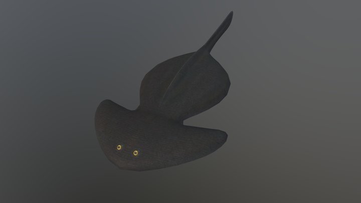 Diplocaulus_笠頭螈 3D Model