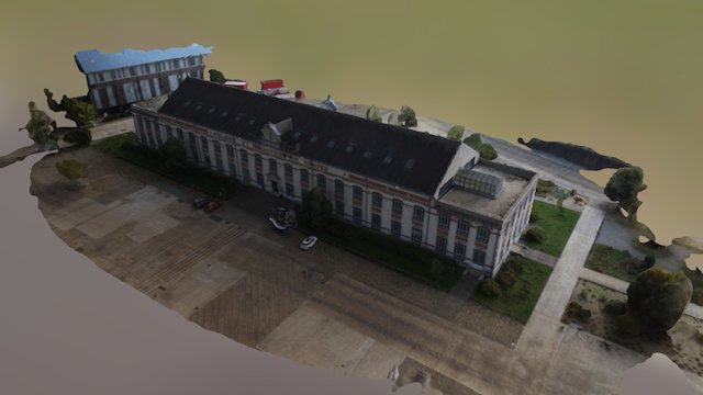 Nantes 1 Chantiers Navals 3D Mesh 3D Model