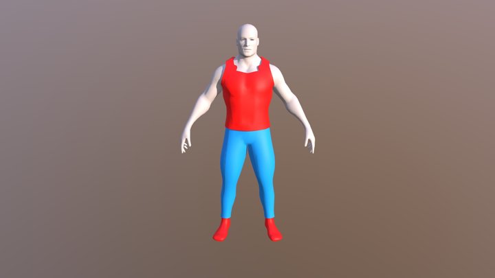 3D Human Mesh 3D Model