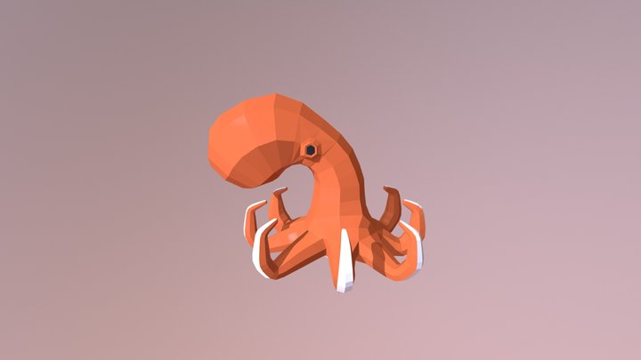Wobbly the Octopus 3D Model