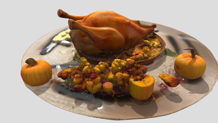 Thanksgiving - food – Kostenloses 3D-Modell STL