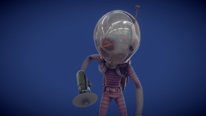 Alien Scout Test V2 3D Model