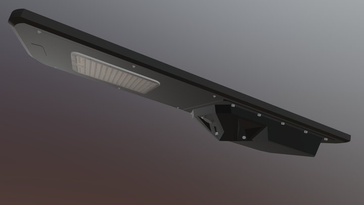 Solar Lamp / Lampara Solar / Solar Street Light 3D Model