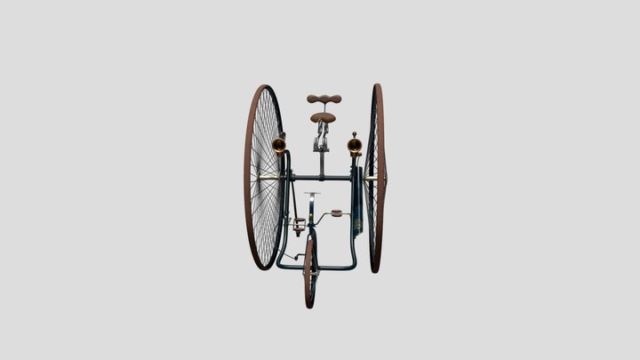 Vintage Tricycle. 3D Model