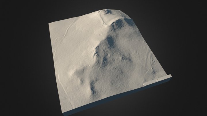 Jeřeň, vrch Orlík 3D Model