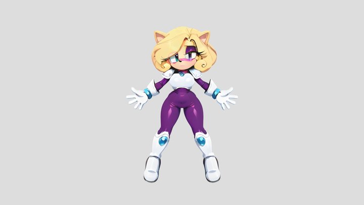Shadow hedgehog_basic_shaded 3D Model
