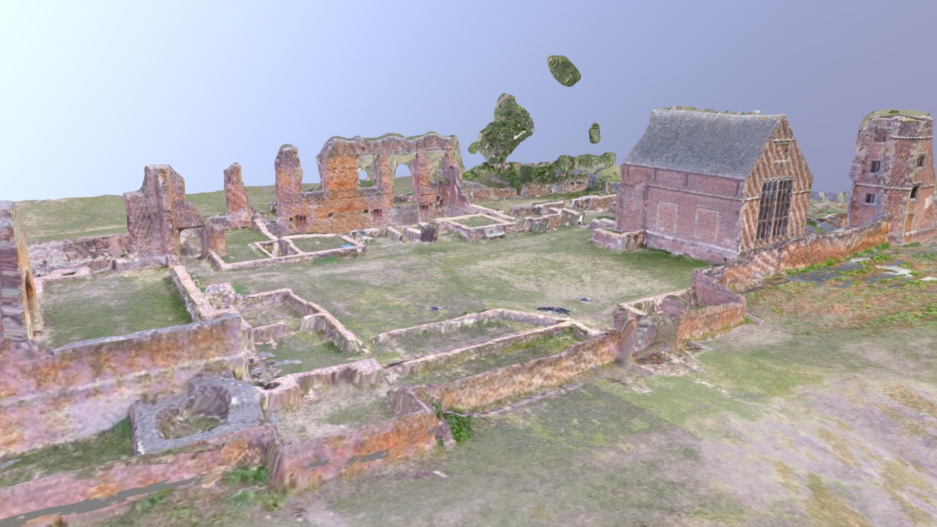Bradgate House- Photomodeler (limited image set) - 3D model by Jim ...