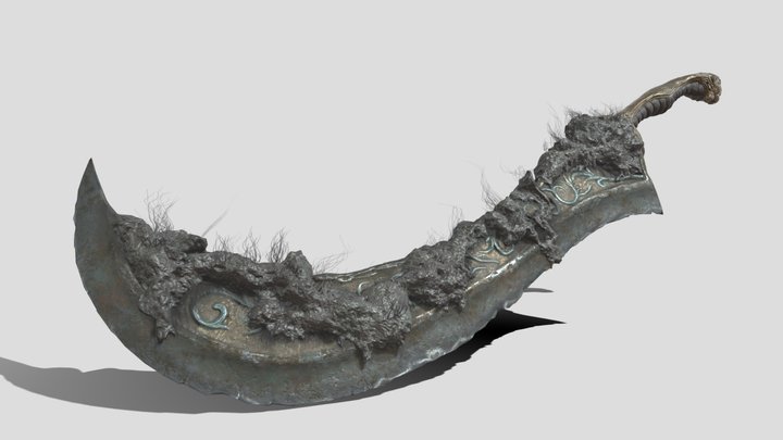 Dark Souls III Fanart - Harald Curved Greatsword 3D Model