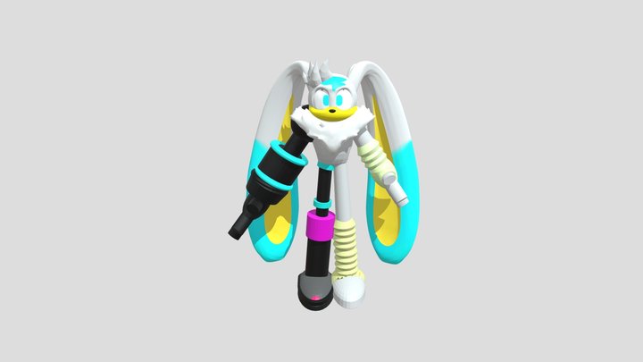 Frostbite(My Sonic OC) 3D model