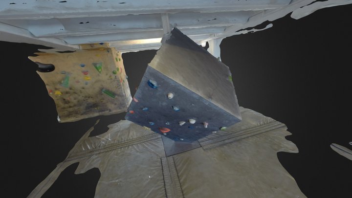 The Cube of the Cube climbing gym, 3D Mesh 3D Model