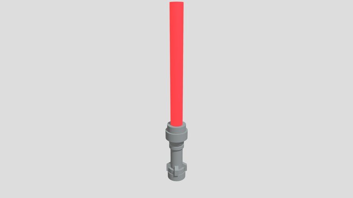 Lego lightsaber 3D Model