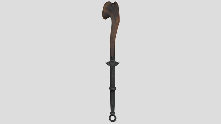 TESB Dragonbone Warhammer – Free 3D Model STL